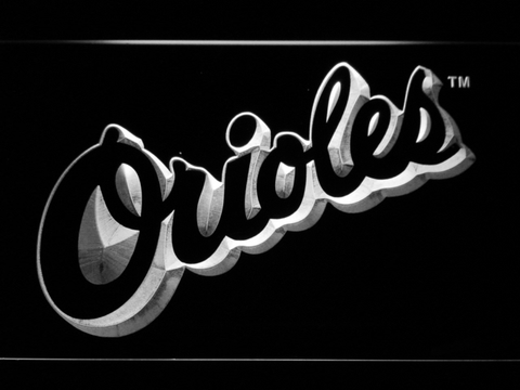 Baltimore Orioles 1995-1997 Text LED Neon Sign